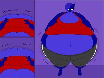 ass big_ass big_breasts blueberry_inflation breasts bubble_ass bubble_butt female huge_ass lj_caffie thick_thighs wide_hips