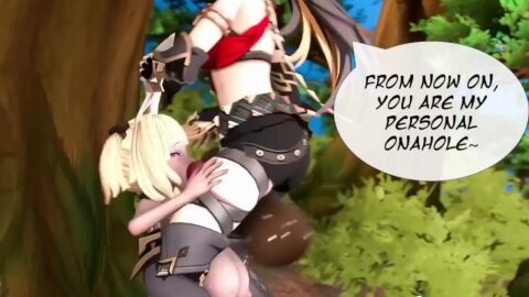 3d continuous_ejaculation cum_in_stomach cum_inside deep_blowjob deepthroat drinking_cum gigantic_ass gigantic_penis huge_ass huge_balls huge_breasts huge_cock longer_than_30_seconds pumping_cum tagme throat_fuck video vtuber