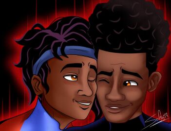 gay male marvel marvel_comics miles_morales_(spider-verse) pavitr_prabhakar slotha yaoi