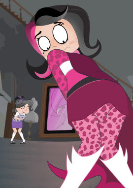 1boy bulge female guy_hamdon kelly_hamdon male on_model shezow shezow_(character) skirt superheroine trap