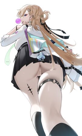 ass ass_focus big_ass big_breasts big_butt big_thighs dongye1551 legs lynae_(wuthering_waves) pussy wuthering_waves