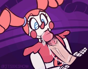 animated animatronic animatronic_female baby_(fnafsl) blowjob blue_eyes circus_baby circus_baby_(fnaf) clown clown_girl clown_nose deepthroat female five_nights_at_freddy's five_nights_at_freddy's:_sister_location giving_head jtcircus oral oral_sex purple_background red_cheeks red_hair robot robot_girl robot_humanoid simple_background sister_location straight twintails ultimate_custom_night upper_body white_skin