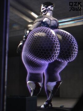 ada-1 ass ass_bigger_than_head big_ass big_belly big_breasts big_thighs breasts destiny_(game) destiny_2 exo_(destiny) female female_only huge_ass huge_belly pink_eyes qzk_forte round_belly tall tall_female weight_gain