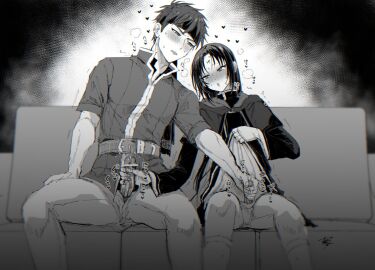 2boys aina123 big_dom_small_sub big_penis blush canon_couple couple couple_(romantic) dilf erect_penis femboy fire_emblem fire_emblem:_path_of_radiance fire_emblem:_radiant_dawn gay gay_sex handjob huge_cock ike_(fire_emblem) jerking jerking_off jerkingoff jerkingoff_another large_penis male male/male male_only masturbation motion_lines original penis penis_out penis_size_difference romantic romantic_couple ryumu_mu size_difference soren_(fire_emblem) trap veiny_penis