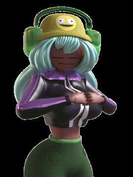 1girl animated animated_gif big_breasts dark-skinned_female dolly_dimpley