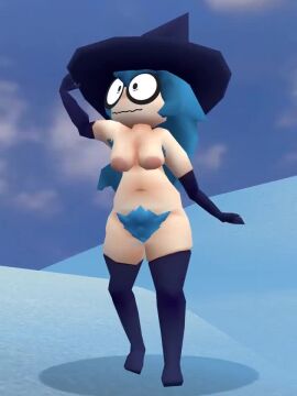 1girls 3d ass breasts cheesycoke embarrassed female nude pubic_hair tagme turntable_(animation) video