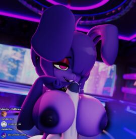 1girls 3d 3d_(artwork) big_breasts big_penis bonfie bonfie_(cryptia) bonnie_(cally3d) bonnie_(fnaf) boobjob breasts bunny cum female five_nights_at_freddy's fredina's_nightclub male naked_female penis