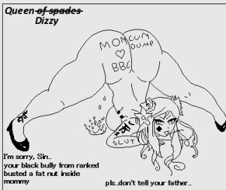 1girls ahe_gao ahegao_face alternate_ass_size alternate_breast_size ass ass_cleavage big_ass black_and_white blacked_tattoo breasts callister caption cuckolding cum cum_in_ass cum_in_pussy cum_inside dirty_talk dizzy_(guilty_gear) dripping fat_ass female floor guilty_gear guilty_gear_strive high_heels huge_ass jack-o_pose jackochallenge kanji large_breasts mature_female motherly_cuckold netorare ntr pixel_art pussy queen_dizzy queen_of_spades queen_of_spades_symbol raceplay text thighs uncensored