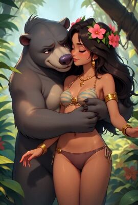 ai_generated baloo forest hug shanti tagme video