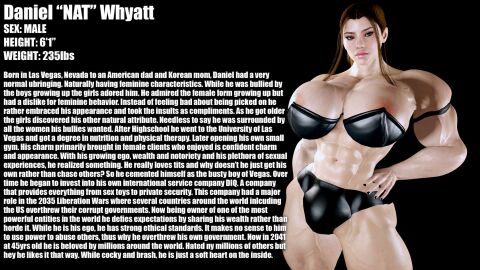 1boy 3d ambush_(trap) athletic athletic_male big_breasts breasts daniel_whyatt english_text femboy fit fit_male huge_breasts large_breasts light-skinned_male light_skin male muscles muscular muscular_male nat_(sevenarts) original original_character sevenarts text thesevenartsx toned toned_male