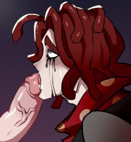 animated animation blowjob clown clown_makeup gay joker_(identity_v) panchyandmaggi tagme tears video