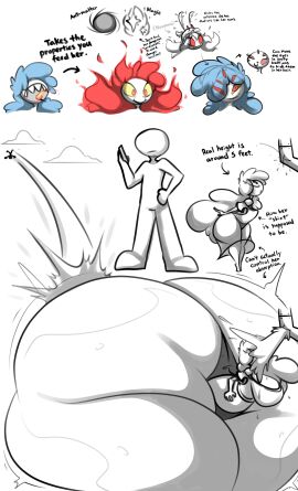 anna_(puffylover1) ass ass_expansion big_ass big_breasts breasts bubble_ass bubble_butt cleavage expansion female huge_ass huge_breasts hyper_ass puffster3 tagme