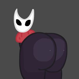 animated ass ass_focus big_ass clapping_ass hollow_knight hornet_(hollow_knight) twerking