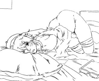 1girls female female_only n0taliix no_color sasha solo tagme_(artist) tagme_(character) tagme_(series) white_background