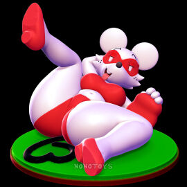 1girls 2024 2024s 3d 3d_modeling 3d_print anthro anthro_female anthrofied artist_name artist_signature ass belly_button black_background black_tail breasts butt clothed clothing female female_anthro female_focus female_only fur furry furry_female grass high_heels leg_up looking_at_viewer looking_back lying mammal mario_(series) mask mouse mouse_ears mouse_girl mouse_humanoid mouse_tail ms._mowz murid murine navel nintendo nonotoys nude paper_mario paper_mario:_the_thousand-year_door pinup rat rat_ears rat_girl rat_humanoid rat_tail red_shorts red_topwear rodent shorts signature simple_background solo solo_female solo_focus spread_legs stage super_mario_bros. tail teeth thick_thighs thighs tongue tongue_out topwear white_body white_eyes white_fur wide_hips