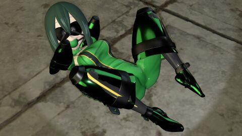 1girls 3d 4k ball_gag big_breasts bitchsuit black_hair blender blindfold bondage breasts clothed clothing different_angle female female_only handcuffs highres human justchilling3d large_breasts latex latex_clothing latex_gloves light_skin long_hair my_hero_academia restrained simple_background solo solo_focus tagme thick_thighs thighs tight_clothing tsuyu_asui