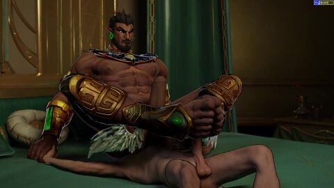 1boy 2boys 3d 3d_animation abs animated beard bed bedroom big_nipples big_penis chest earrings erect erect_cock erect_dick erect_penis erection feet_on_dick feet_on_penis foot_on_penis footjob footjob_while_facesitting gay interracial jerking_off jerking_off_another jerkingoff jerkingoff_another jewelry male/male male_only marvel marvel_rivals masturbation moustache muscles naked naked_male namor namor_(marvel_rivals) no_visible_face nose_piercing nude nude_male on_bed on_the_bed rimming rimming_male sigbuns six_pack tagme uncensored uncircumcised uncircumcised_penis video yaoi