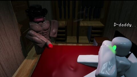 2boys 3d abs bara bbc_slave beard big_penis bricked_up cowboy daddy daddy_kink gay hairy handjob male muscular muscular_male penis roblox robloxian tagme xarandomus yaoi