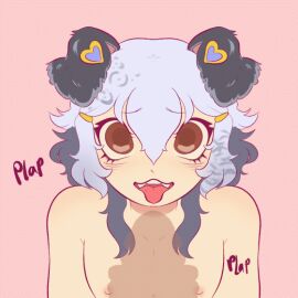 animated big_eyes bisexual blue_hair brown_eyes cum_in_mouth cum_on_face cumshot dog_ears dogboy femboy jerking jerkingoff male male_only oc petplay puppy puppyplay unknown_male