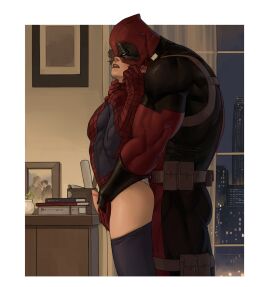 deadpool gay lkikai male male/male male_only marvel marvel_comics peter_parker spider-man spider-man_(series) wade_wilson