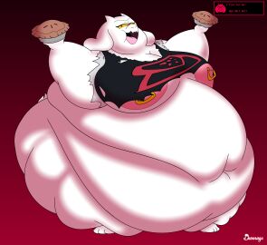 1girls alternate_universe alternate_version_at_source anthro areola areola_slip areolae ass ass_bigger_than_head bbw belly belly_bigger_than_head belly_overhang big_areola big_ass big_belly big_breasts big_butt big_nipples big_thighs bottomless bottomless_anthro bottomless_female bovid bovid_humanoid breasts caprine chubby chubby_anthro chubby_female cleavage clothing cooldeverage english_text evil evil_smile fat fat_ass fat_female feet female female_only floppy_ears fur furry gigantic_ass gigantic_belly gigantic_breasts gigantic_butt gigantic_thighs goat golden_piercing gradient_background hi_res horned_female horned_humanoid horns huge_ass huge_belly huge_breasts huge_butt huge_thighs hyper hyper_ass hyper_belly hyper_breasts looking_at_viewer mammal mammal_humanoid mature mature_female milf mischievous_smile morbidly_obese morbidly_obese_anthro morbidly_obese_female nipple_piercing nipple_slip nipples no_bra no_bra_under_clothes no_panties obese obese_anthro obese_female overweight overweight_anthro overweight_female pie pierced_nipples piercing pink_nipples plump plump_ass plump_thighs red_eyes red_text ripped_clothing ripped_shirt smile solo ssbbw standing tail text text_box thick_ass thick_thighs toriel toriel_(underfell) toriel_au underfell undertale undertale_(series) voluptuous voluptuous_female watermark white_body white_fur wide_hips yellow_sclera