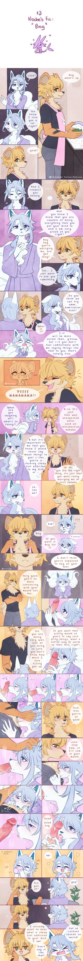 absurd_res alolan_form alolan_ninetales anthro bodily_fluids boylove comic cum dialogue duo fellatio generation_1_pokemon generation_7_pokemon genital_fluids genitals growlithe hi_res humanoid_genitalia humanoid_penis inosagi long_comic long_image male male/male ninetales nintendo oral penile penis pokemon pokemon_(species) regional_form_(pokemon) relationship_goals sex speech_bubble tall_image