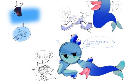 animal_genitalia blushing cum_in_pussy cuntboy diphallia diphallism fan_character gay heart intersex khalid_(regretevator_oc) male merfolk merman multi_genitalia multi_penis ocean original_character penis pest_(regretevator) pussy regretevator regretevator_oc roblox roblox_game shocked_expression tagme