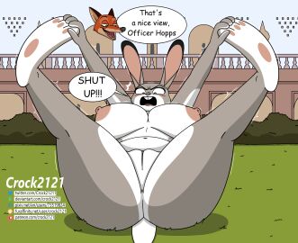 1boy 1girls anthro anus ass barefoot breasts completely_nude crock2121 crock21211 female full_body furry furry_female judy_hopps large_ass large_breasts male naked naked_female nick_wilde nude nude_female on_back open_legs presenting presenting_hindquarters pussy rabbit_girl self_upload yoga zootopia