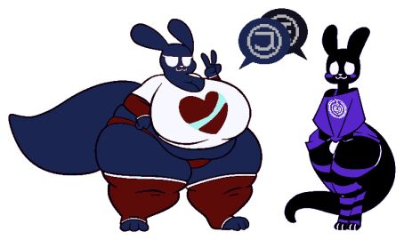 1boy 1girls 3_toes 4_fingers bbw big_breasts big_hips breasts buldge cheek_blush deadsector duo ears ears_up enot_(rain_world) eyes fat female femboy hyper_breasts inv_(rain_world) large_breasts large_tail male obese obese_female overweight overweight_female propositioning rain_world self_upload siblings slugcat stockings t-shirt tail thick_legs thick_lips watcher_(rain_world) white_eyes wide_hips woman women