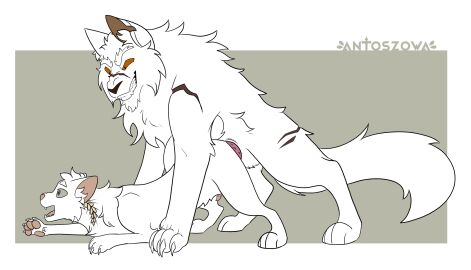 anal anal_sex animal_genitalia animal_penis antoszowa claws domestic_cat duo felid feline feline_genitalia feline_penis felis feral feral_on_feral feral_penetrated feral_penetrating feral_penetrating_feral from_behind_position genitals group hi_res male male/male male_penetrated male_penetrating male_penetrating_male mammal penetration penis scar sex shocked side_view size_difference smile teeth tigerstar_(warriors) warriors_(book_series)