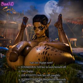 1080p 1futa 3d 3d_(artwork) annoyed areola areolae ass baldur's_gate baldur's_gate_3 balls big_ass big_balls big_breasts big_butt big_penis big_thighs blender breasts bubble_butt busty camp cock completely_naked completely_naked_futa completely_nude completely_nude_futa english_text erect_nipples eros3d feet feet_up flaccid flaccid_penis fog foggy foggy_background futa_only futanari gameplay_mechanics gith githyanki green-skinned_futa green_areola green_nipples green_skin huge_ass huge_balls huge_breasts huge_butt huge_cock huge_testicles huge_thighs human human_only humanoid humanoid_penis intersex lae'zel looking_away massive_ass massive_balls massive_boobs massive_breasts massive_butt massive_cock massive_penis massive_thighs massive_tits moon moonlight naked naked_futa nipples nude nude_futa options penis posing posing_for_the_viewer self_upload soles solo solo_futa tent testicles thick_thighs watermark