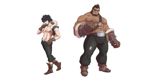 abs bara biceps big_bulge bulge clothing daddy gay male male/male male_nipples male_only masculine_male mature_male muscular muscular_male nipples pecs stangart stangun yaoi