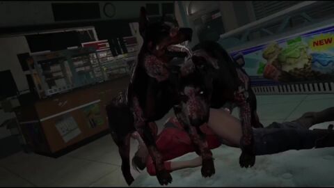1girls 2boys 3d anal anal_sex blender blowjob brown_hair canine canine_genitalia canine_penis capcom cerberus_(resident_evil) claire_redfield clothed clothed_sex compilation cum cum_in_ass cum_in_mouth cum_in_pussy darktronicksfm deep_blowjob deepthroat dog_penis domestic_dog face_fucking fellatio female_penetrated gangbang grabbing_own_breast group group_sex interspecies knot light-skinned_female longer_than_2_minutes male/female male_penetrating male_penetrating_female mattress monster open_mouth oral oral_sex penis pussy resident_evil_2 resident_evil_2_remake sex sound spitroast tagme tied_hair tongue_out video video_game_character zombie zombie_dog