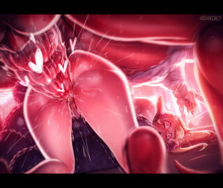 1futa 1girls absurdly_large_cock ahe_gao all_fours ass bangdacy blonde_hair centauroid chimera commentary dracophilia dungeon_meshi duo elf english_commentary falin_touden falin_touden_(chimera) female futa_on_female futa_with_female futanari heart heart-shaped_pupils highres humanoid intersex interspecies light-skinned_female light-skinned_futa light_skin low-angle_view marcille_donato monster_girl multiple_females multiple_girls nude paid_reward_available penis pointy_ears sex size_difference spoilers symbol-shaped_pupils taur top-down_bottom-up uncensored