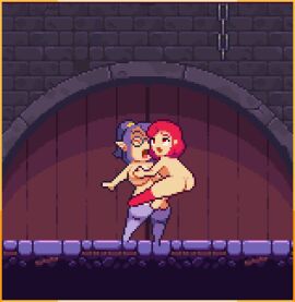 animated boobs breasts female female_penetrated futanari intersex pixel_animation pixel_art scarlet_maiden video_game_character video_games