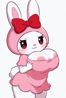 1girls ai ai_generated ai_generated_background big_booty big_breasts big_butt breasts feline female grok hello_kitty_(series) hips huge_breasts large_breasts my_melody naked naked_female nipples nude nude_female sanrio seductive seductive_look seductive_smile tagme thick_hips thick_thighs thighs thinfal titties video