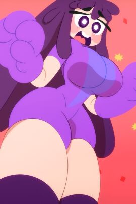 1girls grimace_(mcdonald's) mcdonald's pochi_science rodriart