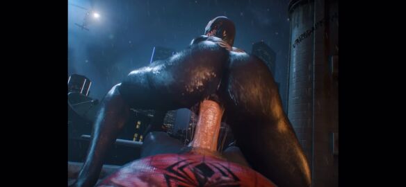 rule_63 spider-man spider-man_(series) tagme vaginal_penetration venom_(marvel) video xyve