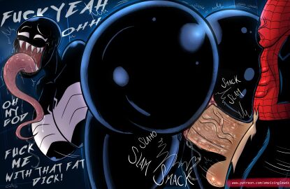 absurd_res alien alien_humanoid ameizing_lewds ass ass_bigger_than_head ass_bigger_than_torso balls bent_over better_version_at_paywall big_ass big_breasts big_butt big_penis breasts bubble_ass bubble_butt clothing dialogue duo emblem english_text female from_behind_position genitals hi_res huge_ass huge_breasts huge_butt huge_cock human humanoid humanoid_genitalia humanoid_penis long_tongue male male/female mammal marvel marvel_comics open_mouth penetration penile penile_penetration penis penis_in_pussy peter_parker profanity pussy sex sharp_teeth she-venom sound_effects spider-man spider-man_(character) spider-man_(series) straight symbiote teeth text tongue tongue_out torn_clothing vaginal_penetration vein veiny_penis venom_(marvel)