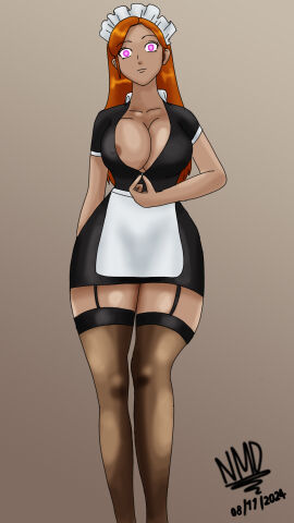 absurd_res absurdres altered_common_sense ann_(nominddetected) breasts brown_background change_in_common_sense cleavage disinterested emotionless emotionless_female empty_eyes erect_nipples erection_under_clothes exposing_breasts expressionless female female_focus female_only femsub glowing_eyes huge_breasts human_sex_toy hypnotized_presentation hypnotized_undressing indifference indifferent long_hair maid_headdress maid_uniform male maledom mind_control nipples no_bra nominddetected oblivious oblivious_sexualization oblivious_to_hypnosis orange_hair original pink_eyes sex_doll sex_doll_transformation sex_slave skirt solo standing tagme tech_control text thighhighs transformation unaware unaware_hypnosis unbothered uncaring unenthusiastic unzipping utter_domination voluptuous voluptuous_female watermark wide_hips