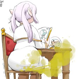 elf elf_ears elf_female elf_girl fart fart_cloud fart_fetish farting farts female frieren frieren_beyond_journey's_end jubb sousou_no_frieren