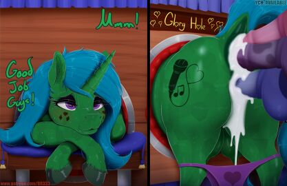 above_average_crotchboobs animal_genitalia ass big_ass big_butt br333 breasts clitoris crotchboobs crotchboobs_visible_through_thighs equine equine_pussy female glory_hole horse horse_penis horsecock male mare mare_pussy oc open_auction original_character penis pony ponytail pussy tail triple_penetration ych