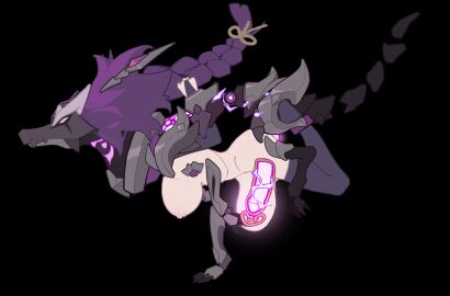 animated genshin_impact male monster npc npc_(genshin_impact) raiden_shogun rifthound rifthound_(genshin_impact) tagme