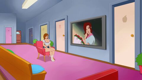 animated ass big_ass big_breasts breasts brown_hair discreenvision female game_cg inusen milf_boom tagme the_secret_of_the_house