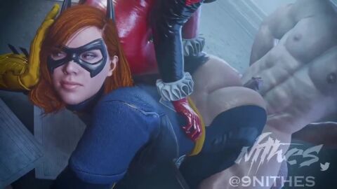 1boy 2girls 3d alternate_ass_size animated ass ass_slap assisted_buttjob barbara_gordon batgirl batgirl_(gotham_knights) batman_(series) big_ass bubble_ass bubble_butt buttjob clothed_female_nude_male dat_ass dc dc_comics enemies_to_lovers enemies_with_benefits faceless_male female functionally_nude geministarsign ginger ginger_hair gotham_knights harley_quinn harley_quinn_(classic) hot_dogging huge_ass joker light-skinned_female light-skinned_male male muscular muscular_male nithes partially_clothed pawg red_hair shaking_butt shieldshroud showing_off_ass sound spanking stockholm_syndrome straight superheroine supervillainess tagme teasing threesome video white_female