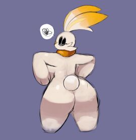 artesjsc ass big_ass big_breasts breasts bubble_ass bubble_butt cleavage female game_freak huge_ass huge_breasts pokemon pokemon_(species) scorbunny tagme thick_thighs wide_hips