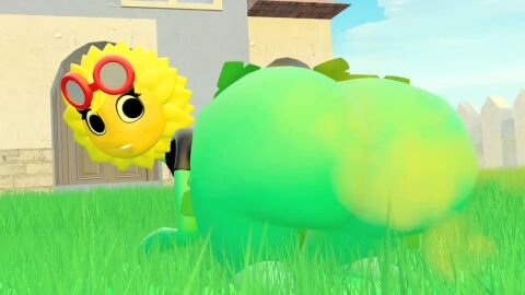 1girls anthro anthrofied ass breasts fart fart_cloud fart_fetish female fetishtrash flora_fauna plant plant_girl plant_humanoid plantie plants_vs._zombies plants_vs_zombies popcap_games pussy solar_flare_(pvz) sound sunflower_(pvz) tagme video