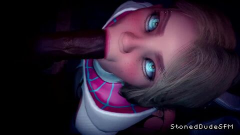 1boy 1girls 3d 3d_animation :>= blonde_hair blue_eyes blush cfnm clothed clothed_female clothed_female_nude_male clothing completely_nude costume dark-skinned_male fellatio female female_focus freckled_face freckles freckles_on_face gwen_stacy has_audio hero_costume heroine interracial kneeling light-skinned_female light_blue_eyes light_skin longer_than_10_seconds looking_at_viewer loop male male_pov marvel marvel_comics moan moaning nude nude_male oral oral_penetration oral_sex partial_male penetration penis penis_in_mouth piercing pov sex shoes short_hair short_playtime shorter_than_30_seconds sound sound_effects spider-gwen spider-man:_into_the_spider-verse spider-man_(series) standing stoneddude straight superhero superhero_costume superheroine tagme testicles video virtamate