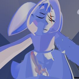 3d ambiguous_character anal anal_sex animal_genitalia animal_penis anthro arctic_fox aroused ass balls bedroom blender_(artwork) blush canid canine canine_genitalia canine_penis cel_shading closed_eyes clothing digital_media_(artwork) dominant dominating_viewer duo erection eye_markings femboy fennec_fox first_person_view fox from_front_position fur genitals hoodie hybrid knot looking_pleasured lying lying_on_back male male/male mammal markings missionary_position night on_back penetrated_pov penetration penile penile_penetration penis penis_in_ass pink_penis purple_body purple_fur receiving_pov robotic_arm sex shaded sheath submissive submissive_pov tail taker_pov topwear true_fox white_body white_fur wild_(wilds_closet) wilds_closet