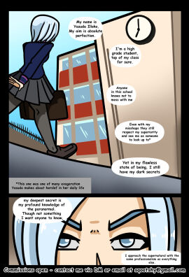 1girls clothed comic comic_page embarrassed_nude_female enf female page_1 school_uniform sqootshy tagme walking